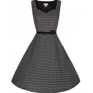 NWT: Lindy Bop: Nancy Swing dress in Houndstooth